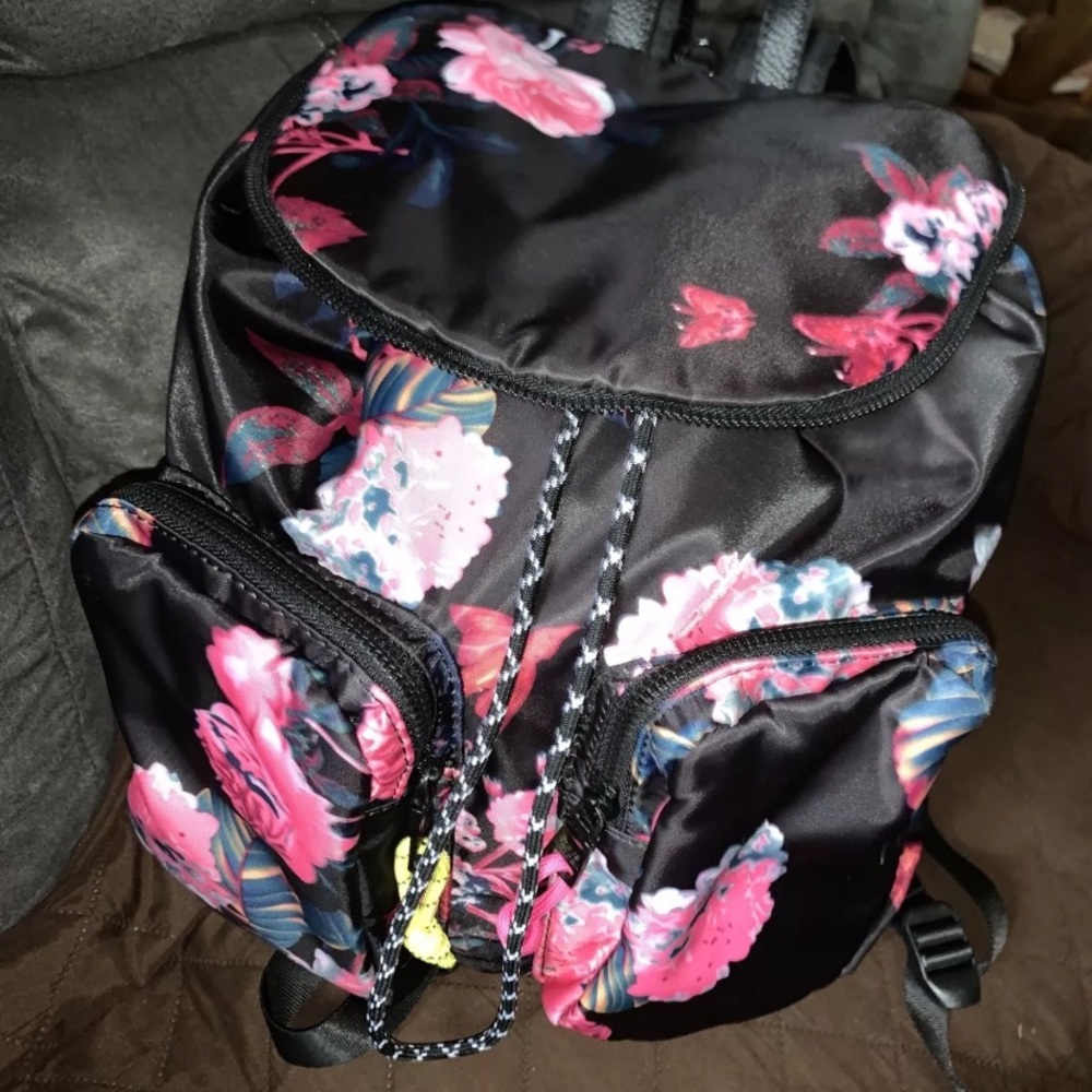 Steve Madden Floral Backpack W/ Removable Belt Bag